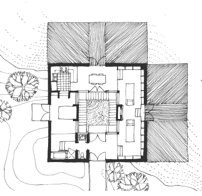 ground level and site plan